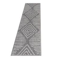 Läufer Aruba - Grau, Design, Textil (80/250cm)