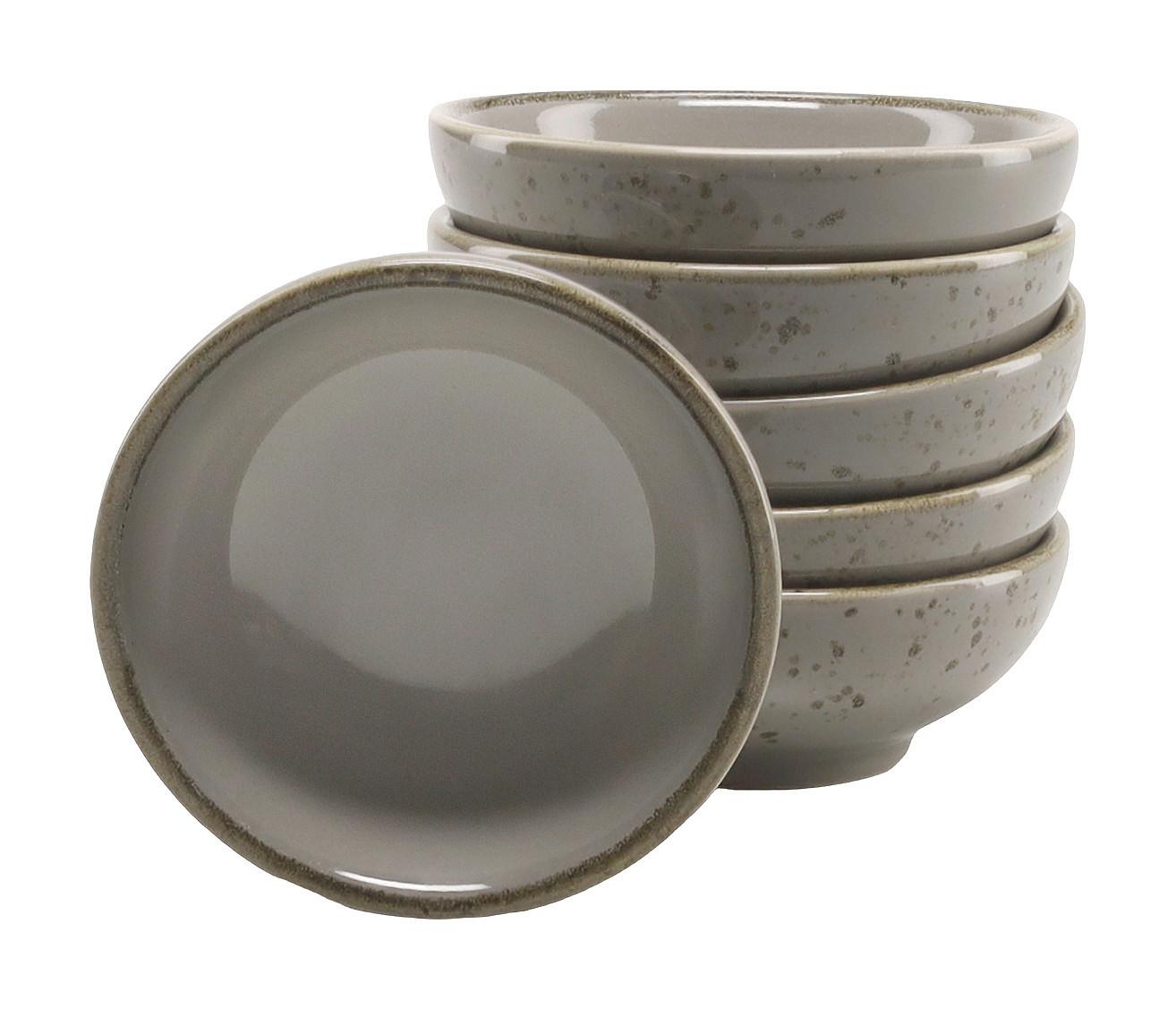 SADA MISIEK NA DIP NATURE COLLECTION - sivá, Trend, keramika (8cm) - Creatable