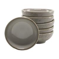 SADA MISEK NA OMÁČKU NATURE COLLECTION - šedá, Trend, keramika (8cm) - Creatable