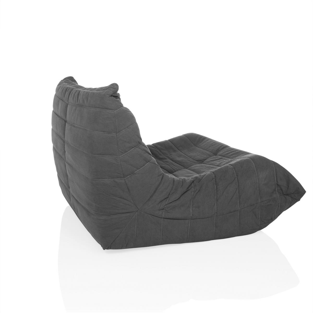 Loungesessel Sitzolo Grau B: 90 cm - Grau, MODERN, Textil (90/72/100cm) - MID.YOU