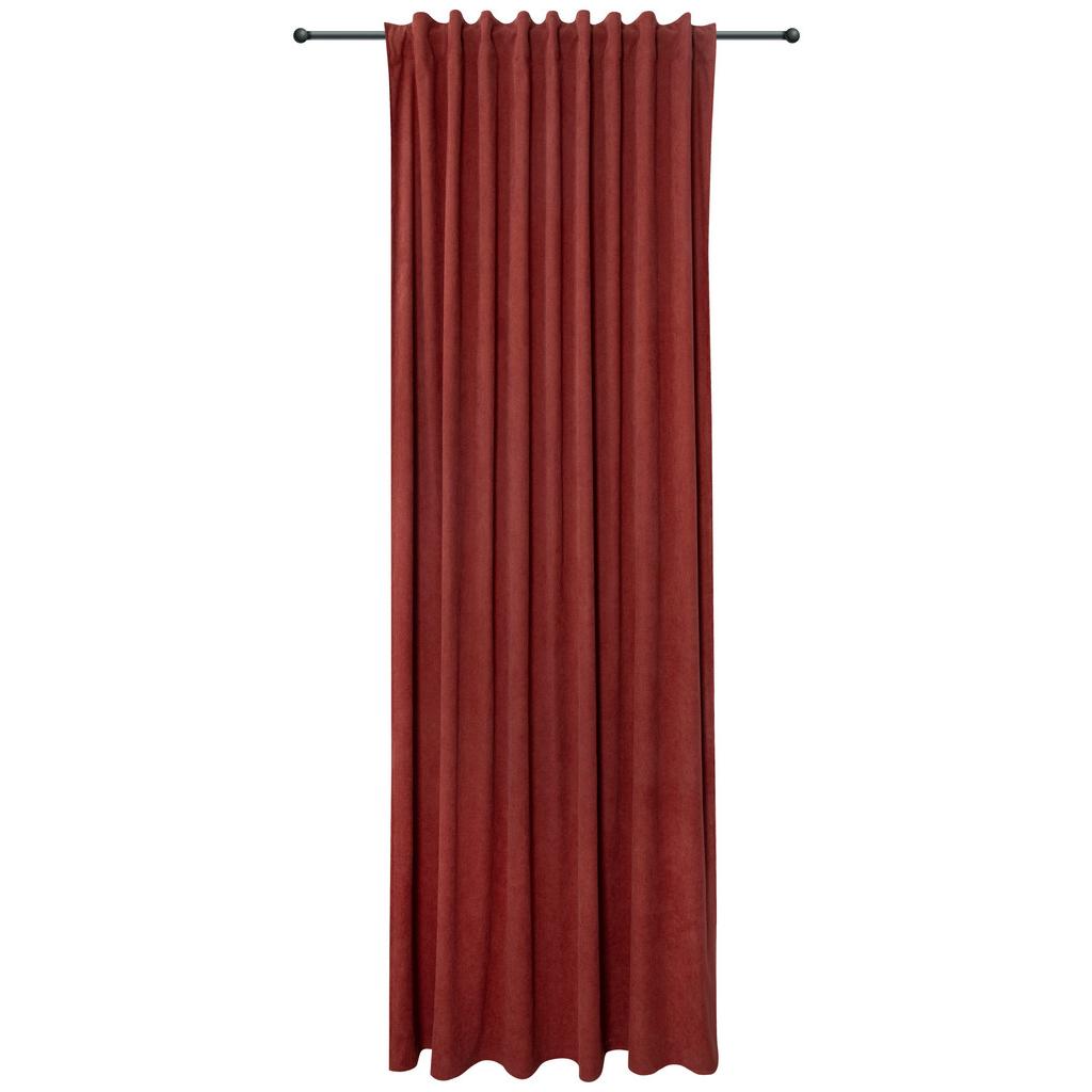 Fertigvorhang mit Band Maren 140x245 cm Terracotta