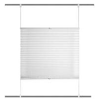 Plissee Weiß B: 80 cm - Weiß, Design, Textil (80/130cm)