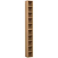 CD-Regal Megosa Buchenfarben Dekor - Buchefarben, Design, Holzwerkstoff (40/94/17cm) - MID.YOU