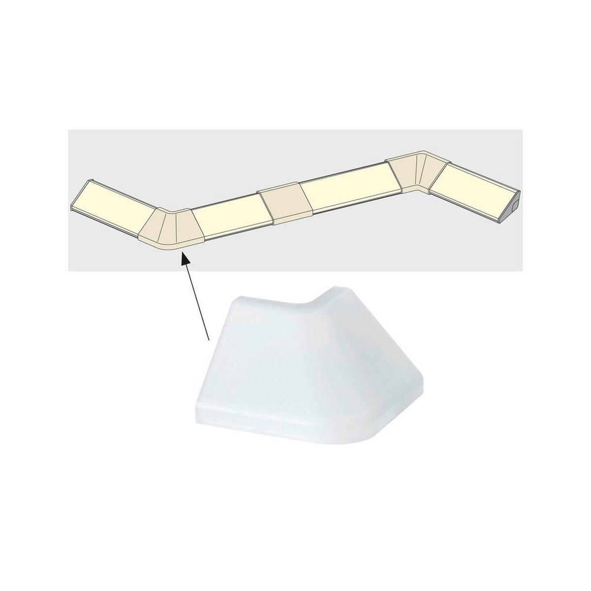 LED-Dekoleuchte Function Delta Profil Ecken-Profilverbinder - Transparent, Basics, Kunststoff (3,5/2,1/3,5cm) - Paulmann