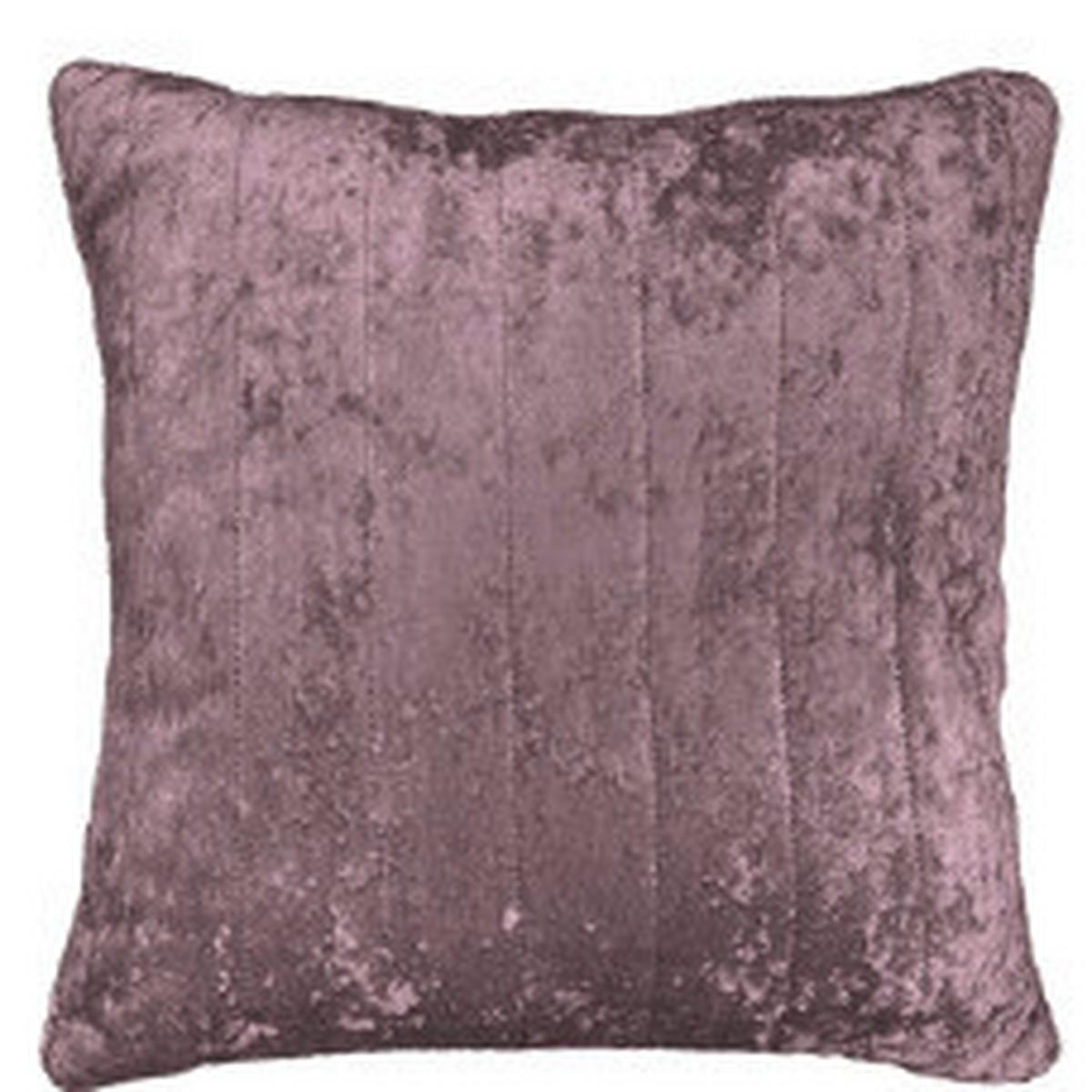 DEKORAČNÝ VANKÚŠ GLORIA - slivková, textil (45/45cm) - Mömax