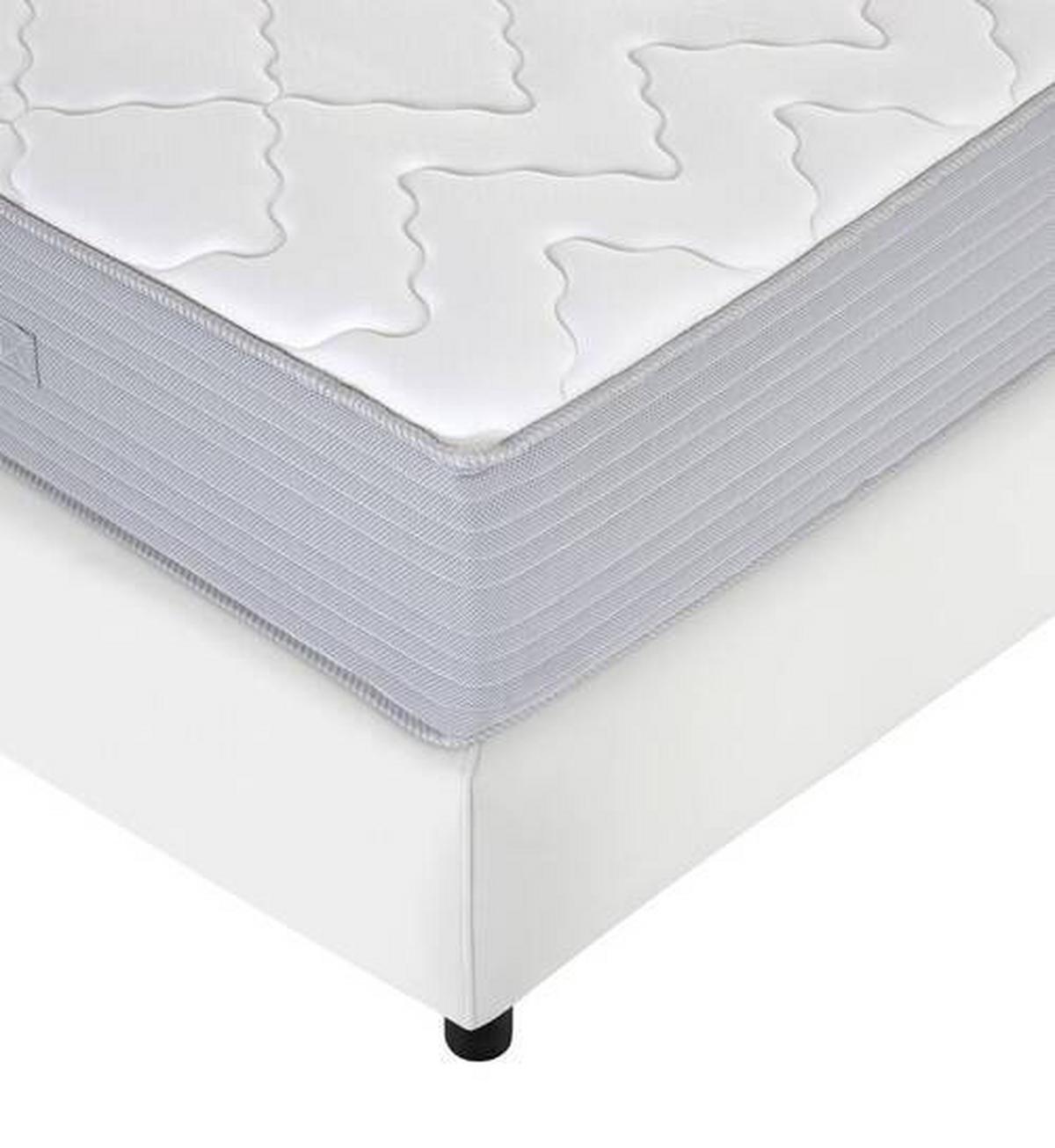 Viscomatratze Boxlike Wave 100x200 cm H2/H3 H: 30 cm - Weiß, Basics, Textil (100/200cm) - MID.YOU