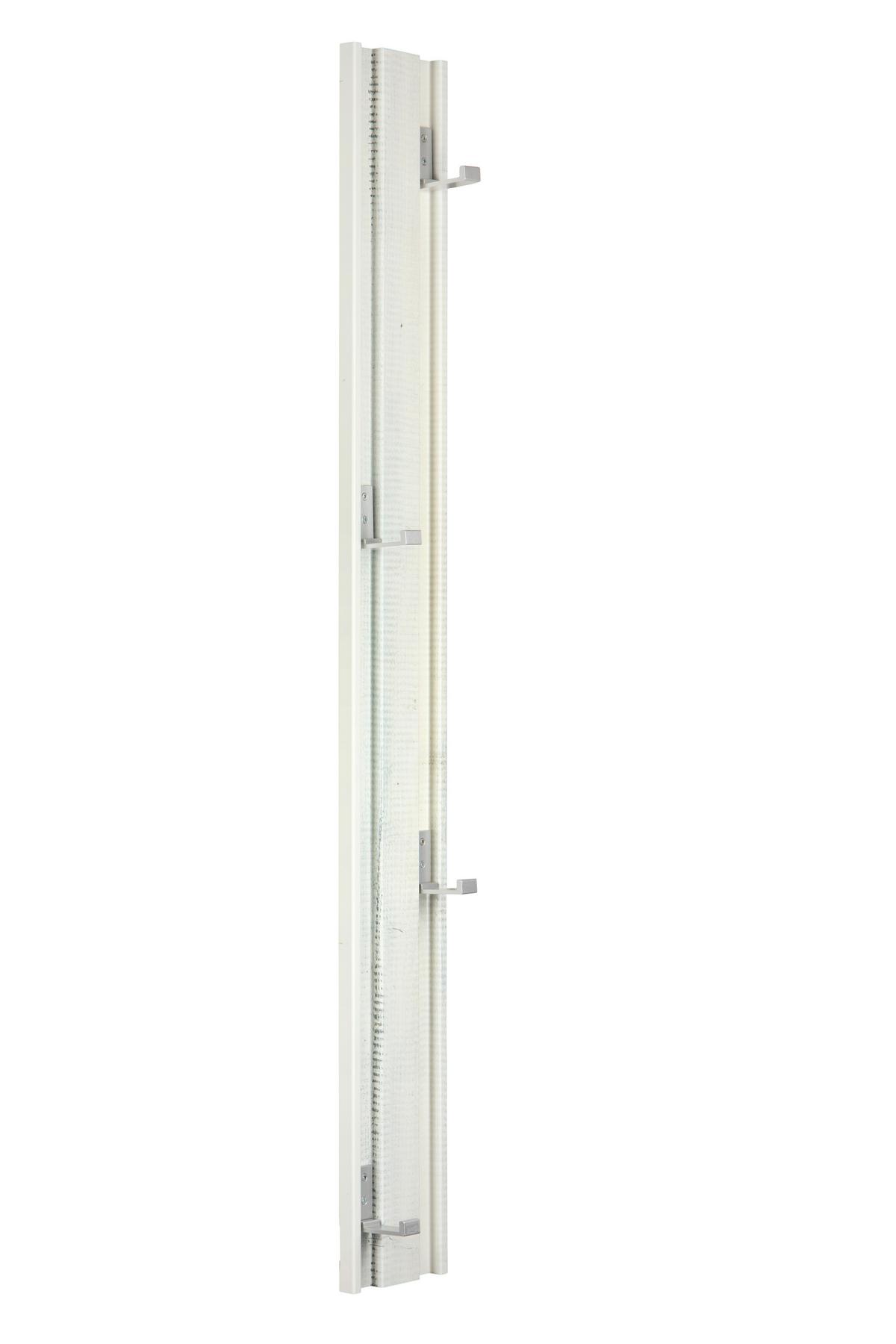 Garderobenleiste Weiß/Grau B: 15 cm - MODERN, Holzwerkstoff (15/135/22,3cm)