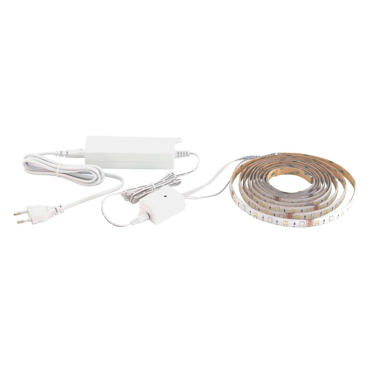 LED-Stripe-Z 800 cm Farbwechsler + Zigbee - Weiß, Basics, Kunststoff (800cm) - Eglo