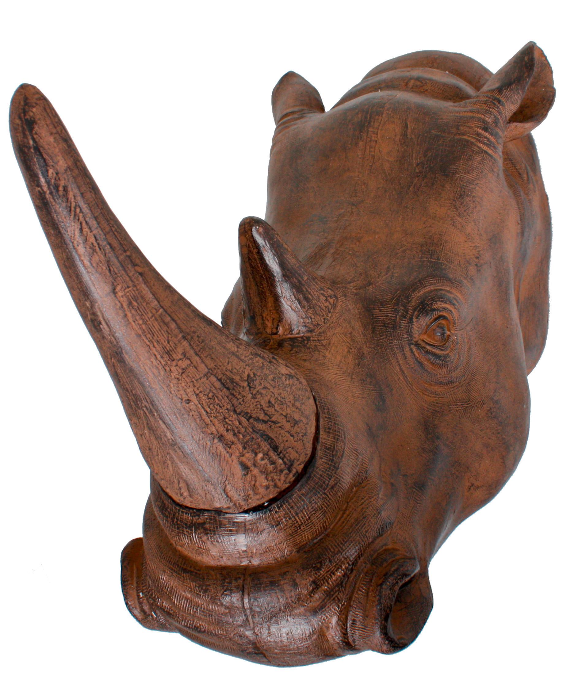 Dekonashorn Braun B: 61 cm - Braun, Basics, Kunststoff (61/28/52cm)