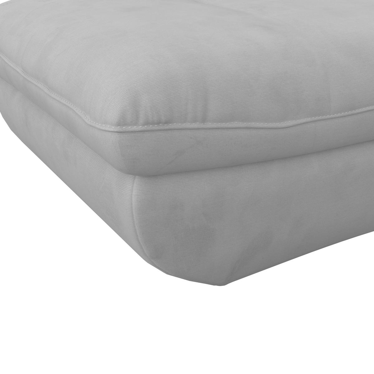 Hocker Park - Hellgrau/Schwarz, MODERN, Textil (107/75cm) - Luca Bessoni