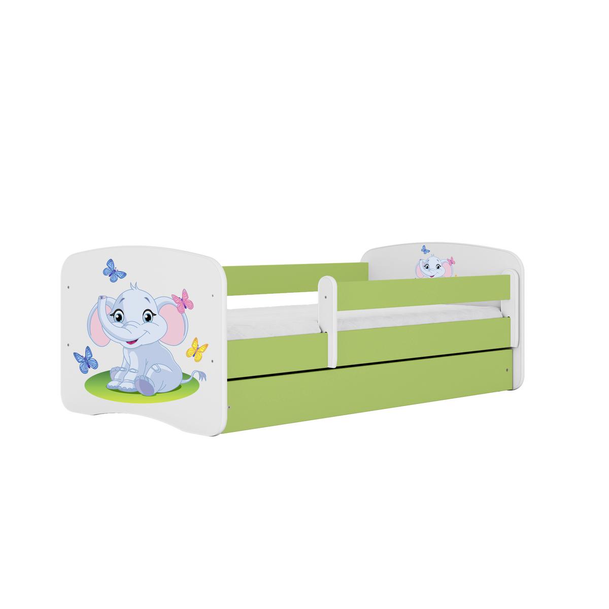 Kinder-/Juniorbett Babydreams Inkl. Matratze 80x160 - Birkefarben/Weiß, MODERN, Holz/Holzwerkstoff (80/160cm) - MID.YOU