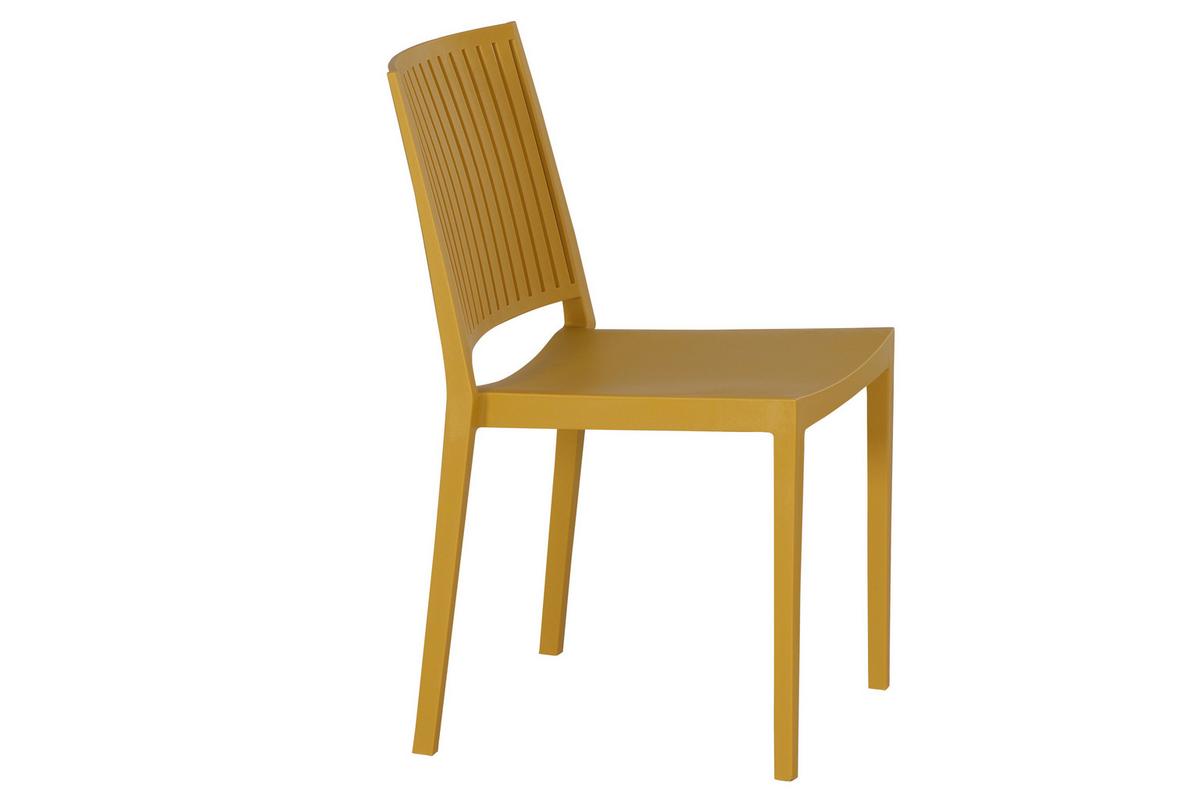 Stapelstuhl T20102 - Gelb, Basics, Kunststoff (57/80/56cm) - Siena Garden