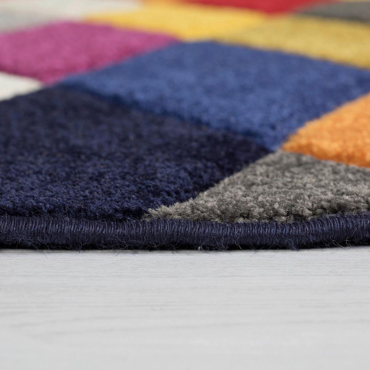 Webteppich Rhumba - Multicolor, KONVENTIONELL, Textil (200/290cm)