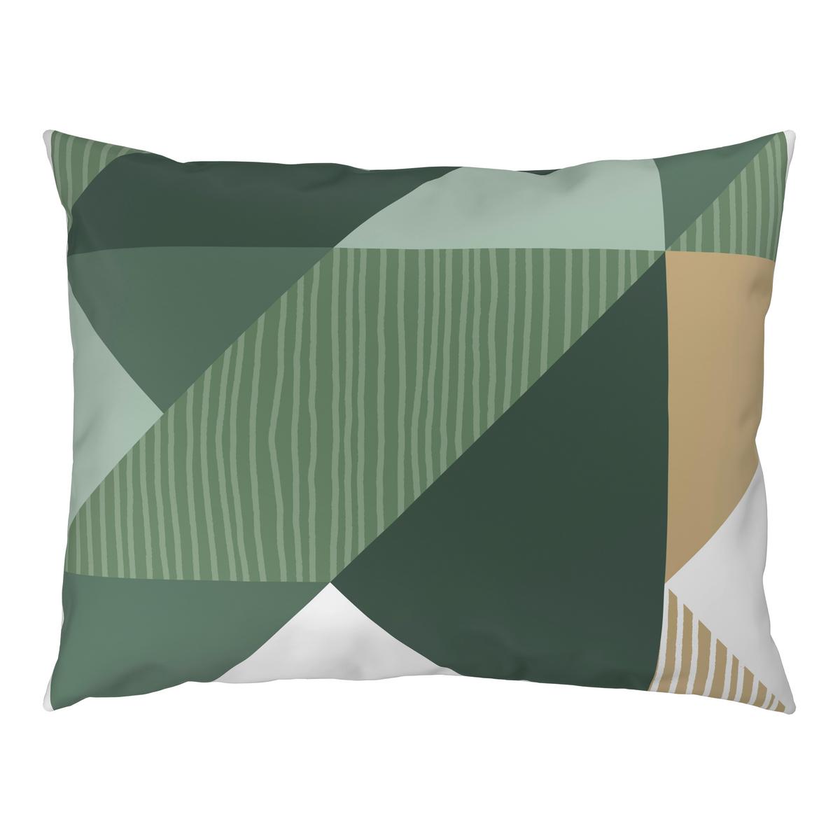 BETTWÄSCHE EMMA - Taupe/Grün, MODERN, Textil - Luca Bessoni