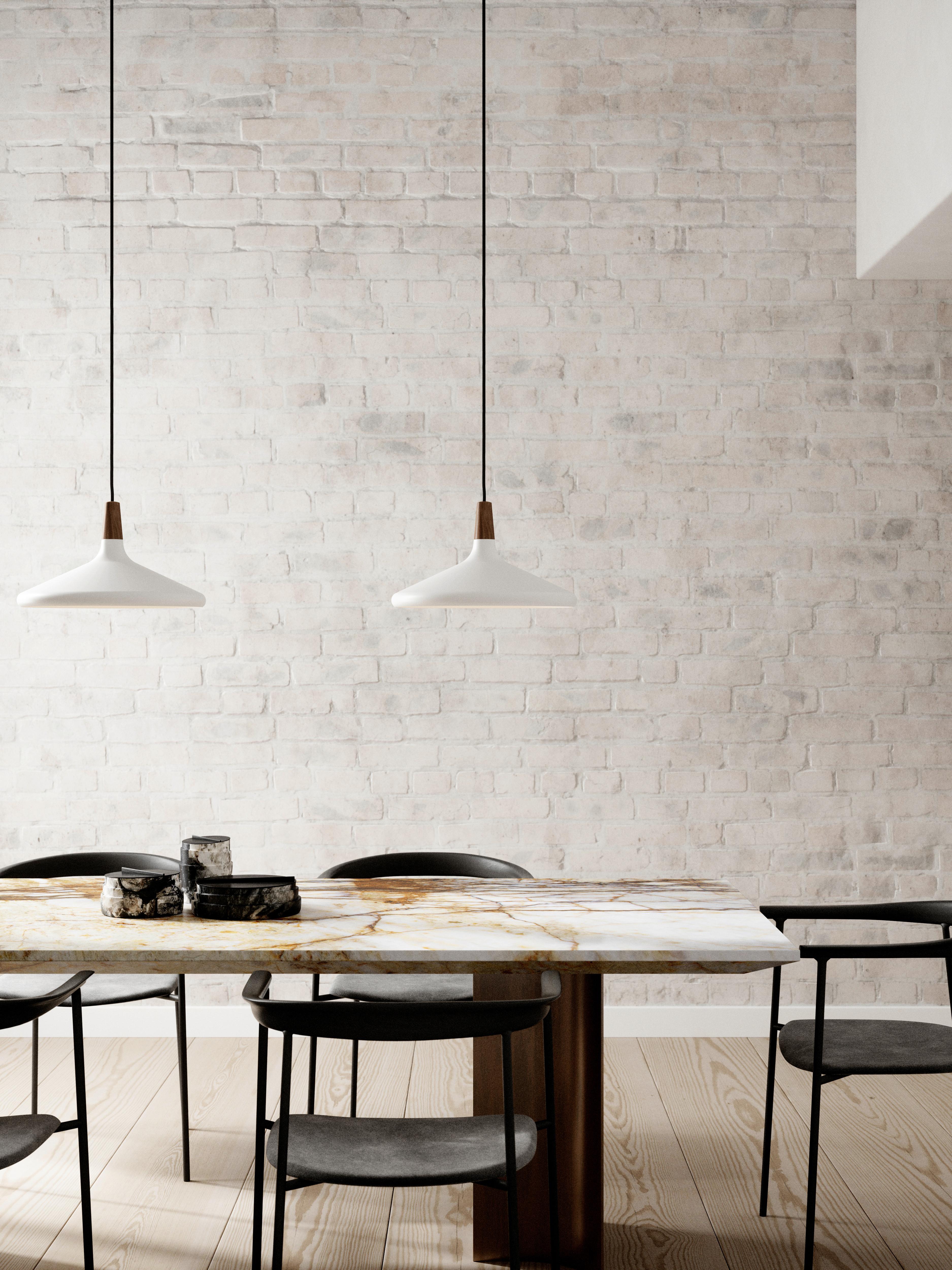 Hängeleuchte Weiß D: 39 cm - Weiß, KONVENTIONELL, Holz/Metall (39cm) - Nordlux