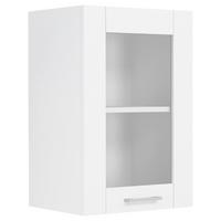Küchenoberschrank Colura - Weiß, Trend, Glas/Holzwerkstoff (40/60/31cm) - MID.YOU