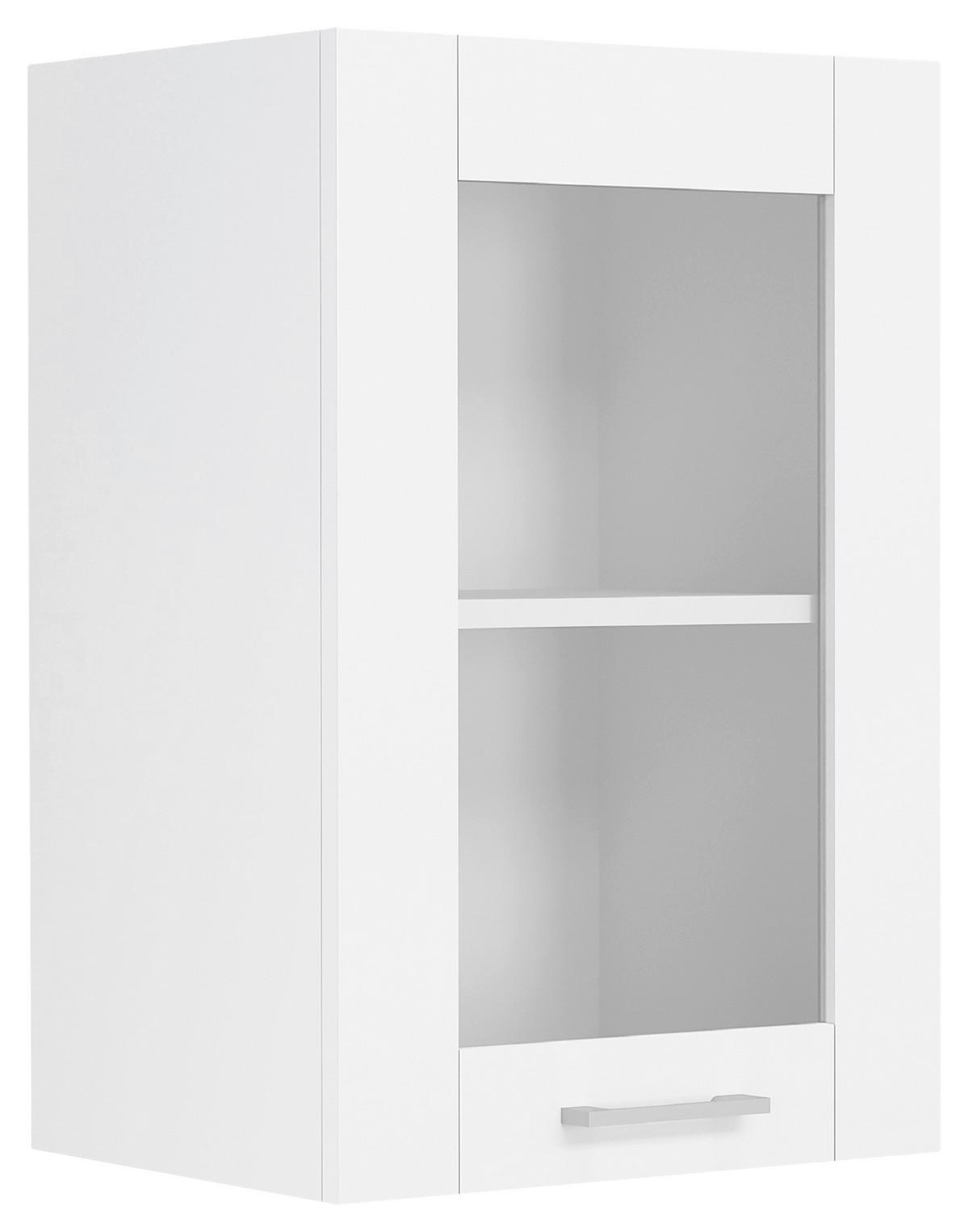 Küchenoberschrank Colura - Weiß, Trend, Glas/Holzwerkstoff (40/60/31cm) - MID.YOU