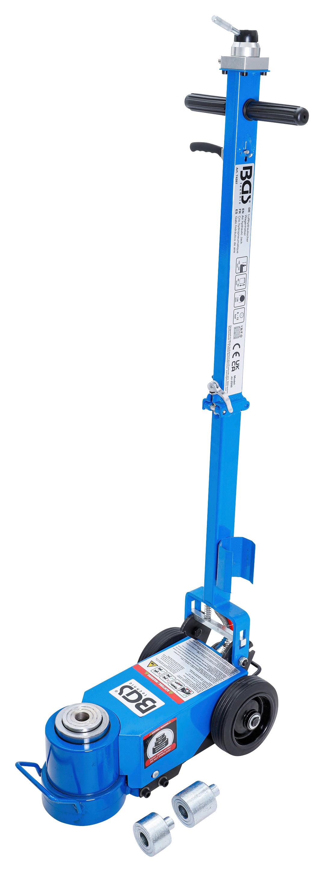 Wagenheber Lufthydraulisch Blau/schwarz B: 69,7 Cm - Blau/Schwarz, Basics (69.7/30.6/39cm)