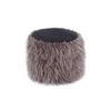 Pouf Kunststoff Dunkelgrau Dxh: 45x38 Cm - Dunkelgrau, Basics, Kunststoff (45/38/45cm) - Kayoom