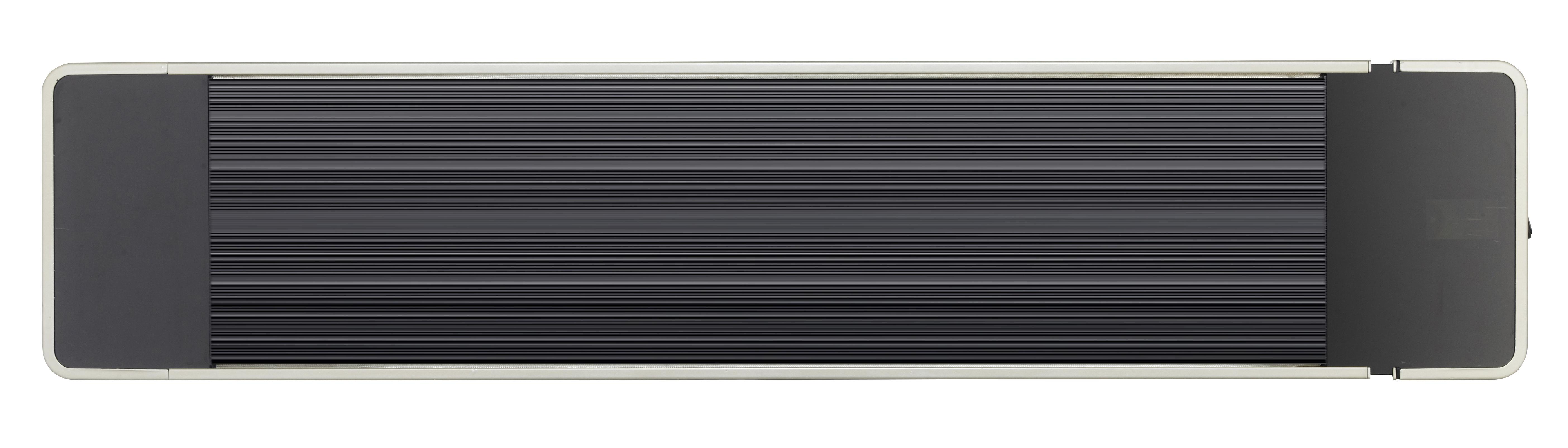Wand-Terrassenstrahler 400/ 800/1200 W 3 Heizstufen - Schwarz, Basics, Metall (93/20/5cm)