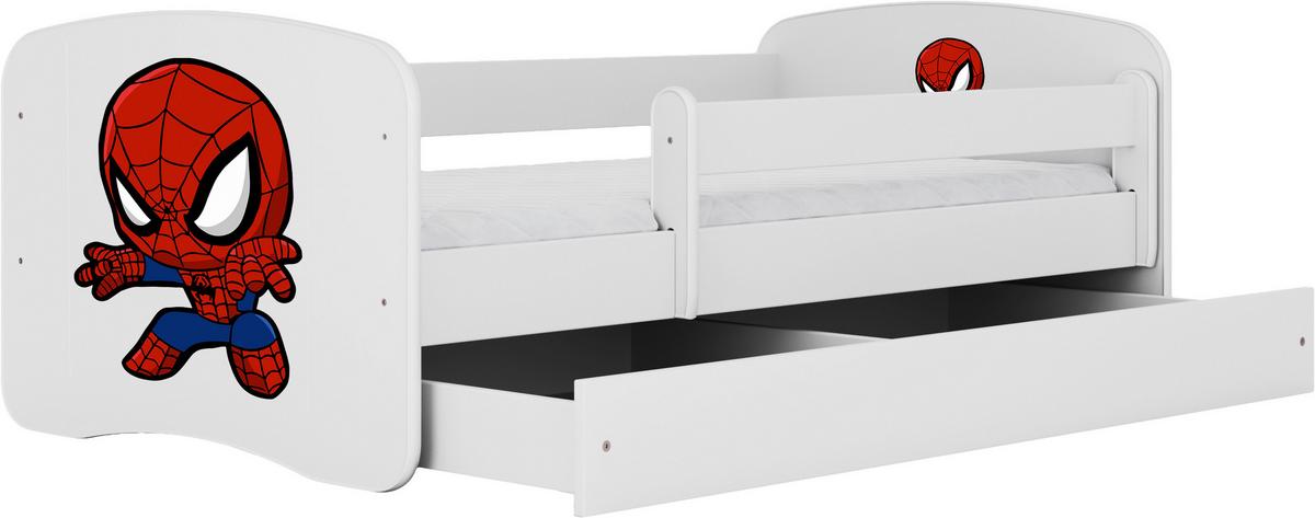 Kinder-/Juniorbett Babydreams Weiß B: 80cm - Birkefarben/Weiß, MODERN, Holz/Holzwerkstoff (80/160cm) - MID.YOU