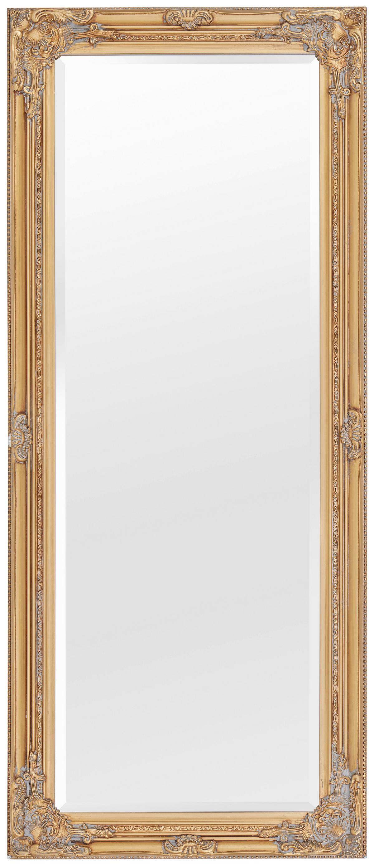 Wandspiegel Antje 2 - Goldfarben, Trend, Glas/Holzwerkstoff (50/120/3,5cm)