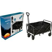 Bollerwagen Schwarz - Schwarz, Basics, Kunststoff/Textil (86/48/74cm)