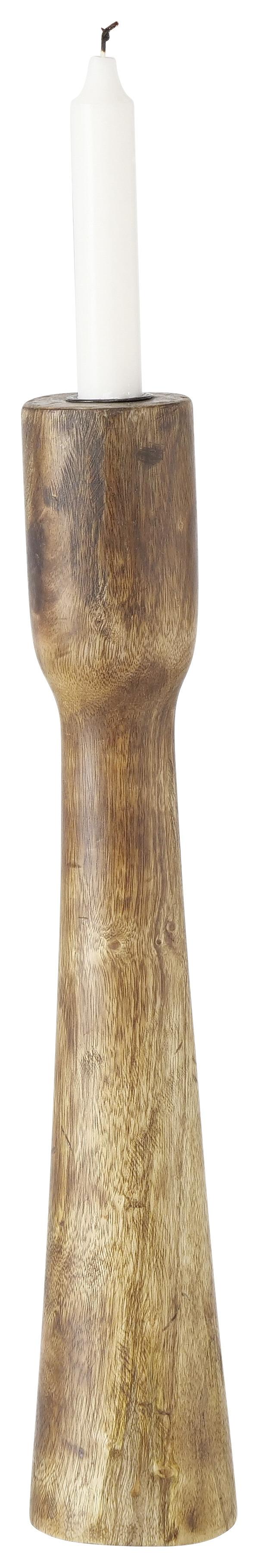 Stojan Na Svíčku Caldeas, V: 40cm - přírodní barvy, Moderní, dřevo (40cm) - Premium Living