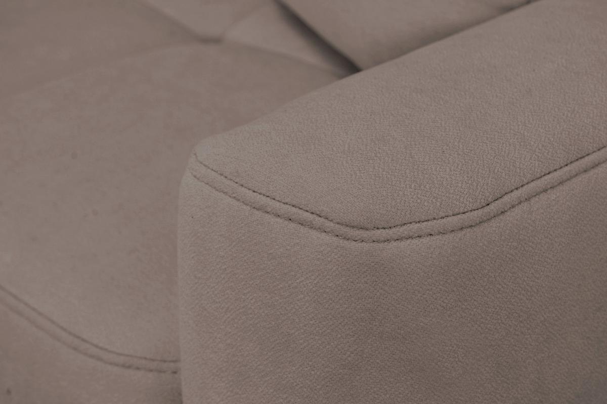 Ecksofa Mount Hellbraun S: 237x186 cm - Hellbraun, Design, Textil (237/186cm) - MID.YOU