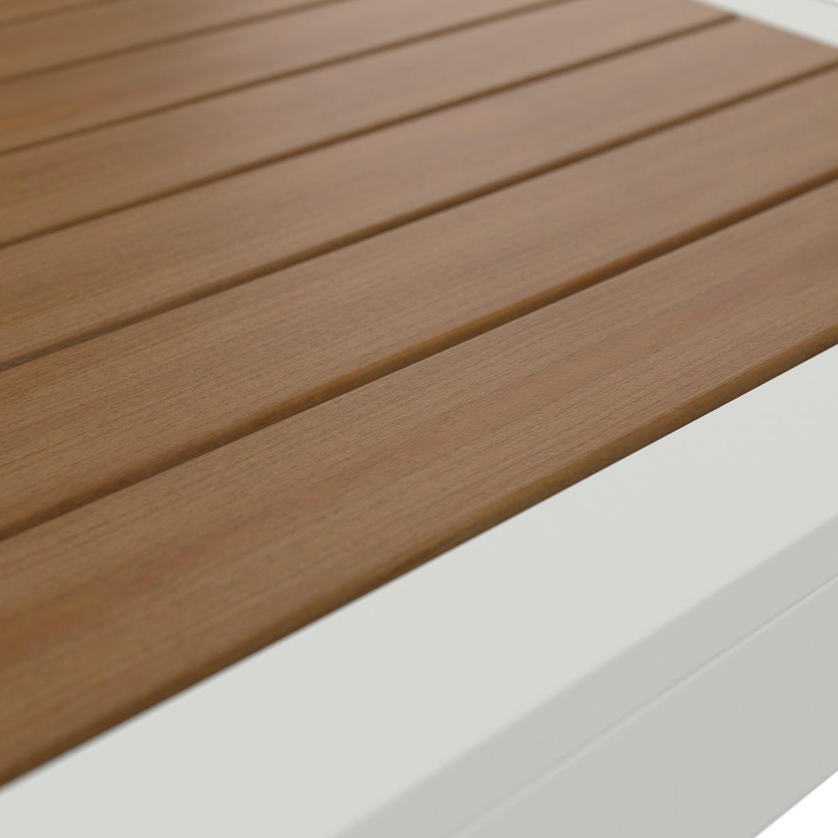 TERASOVÁ SEDACÍ SOUPRAVA MARIJANA - barvy teak/krémová, Moderní, kov/textil (235/68/73cm) - Bessagi Garden