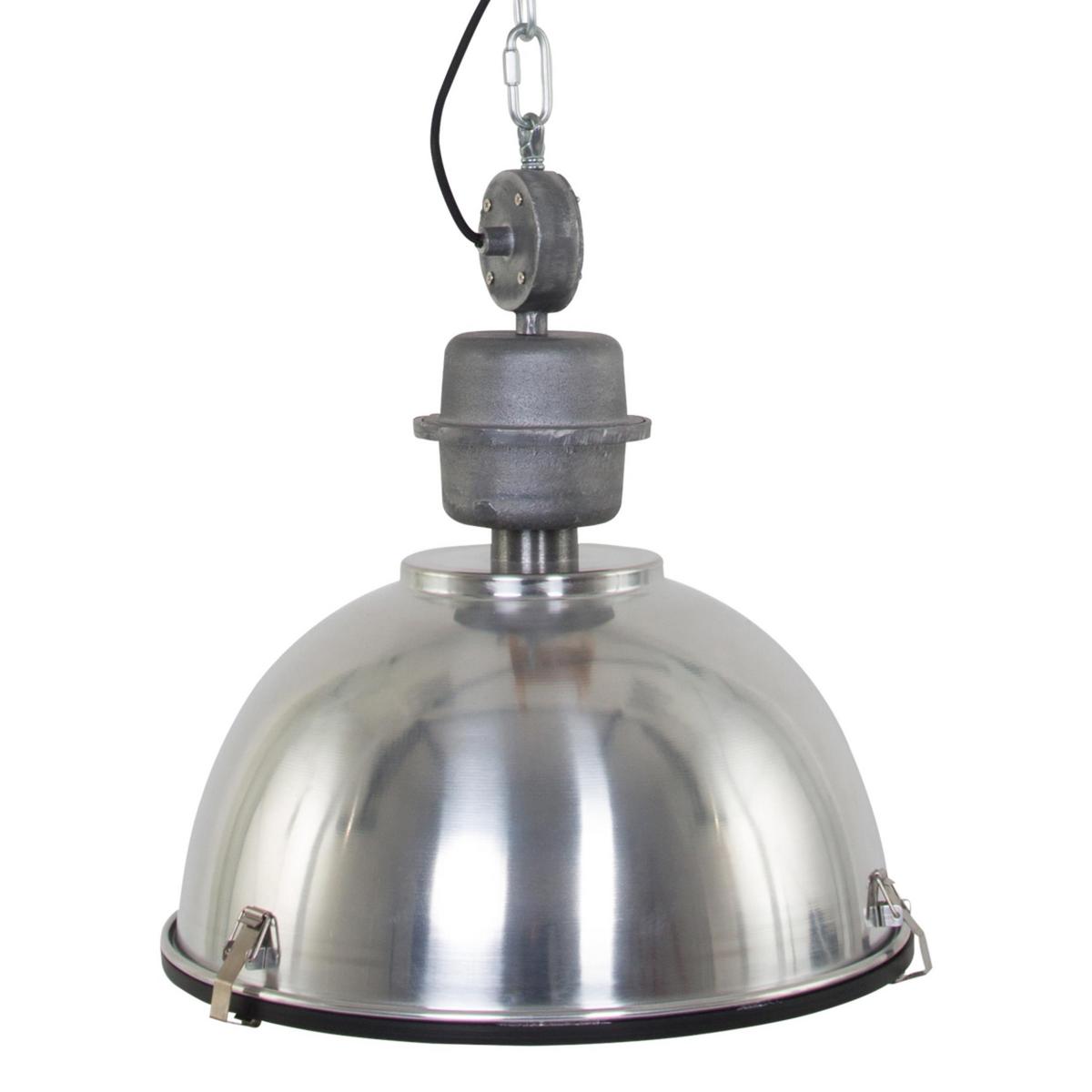Pendelleuchte Bikkel - Silberfarben, Trend, Glas/Metall (42/145/42cm)