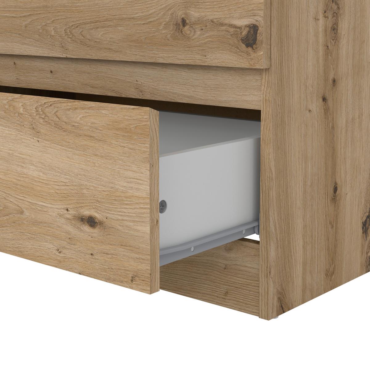 Komoda MARA 5 dekor dub Artisan - dub artisan, Konvenční, dřevo (77/125/42cm) - Mömax