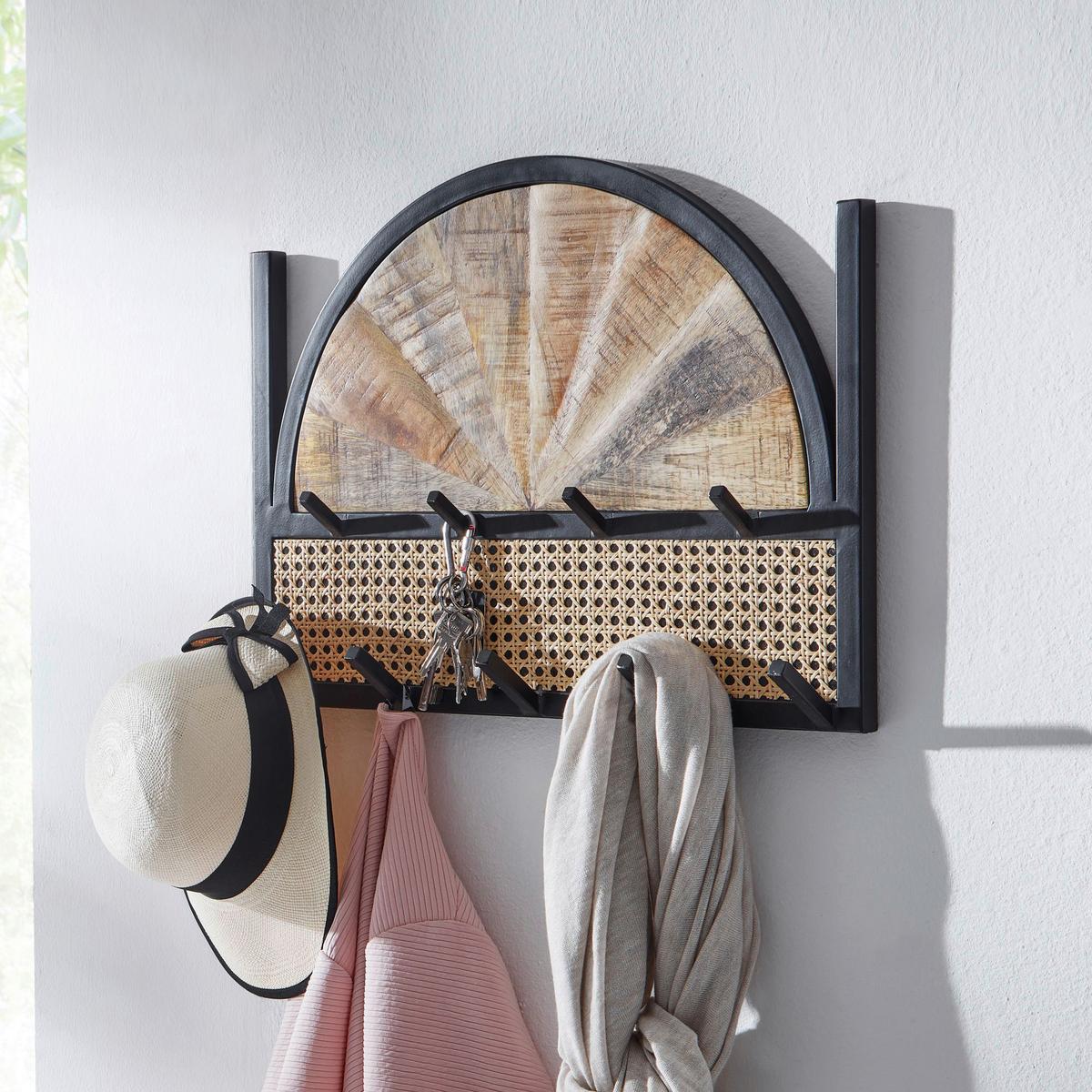 Wandgarderobe Wohnling Braun B: 53 cm - Braun, MODERN, Holz (53/40/7,5cm) - MID.YOU
