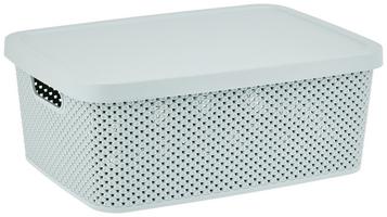 Aufbewahrungsbox DIAMOND aus Kunststoff in Mintgrün 13L