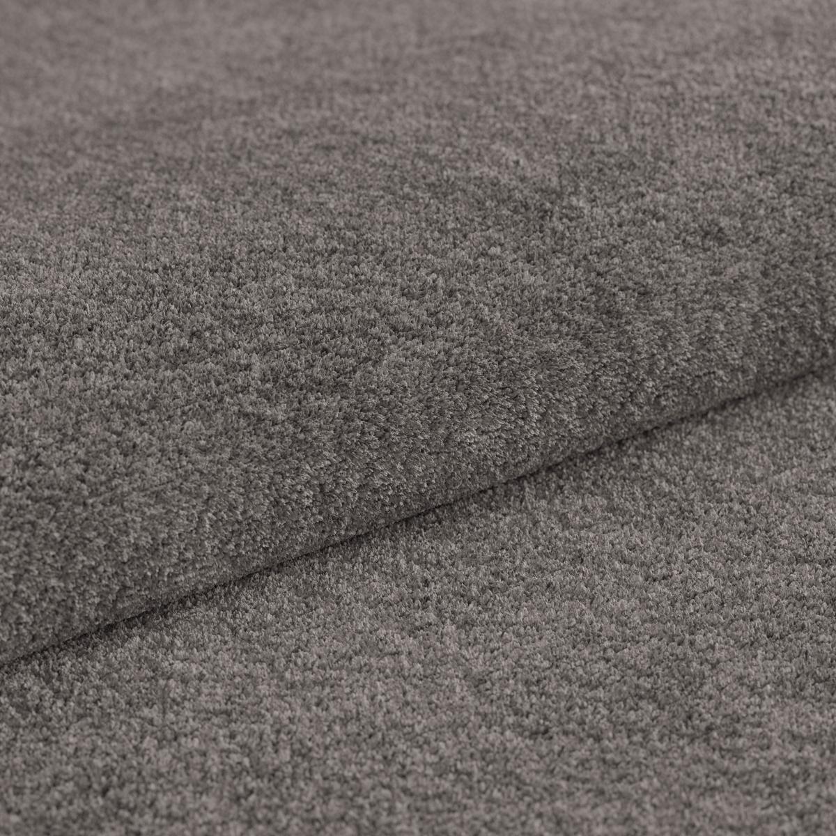 Eckbank Emma Ii Webstoff Weiß, B: 140 Cm - Eichefarben/Grau, KONVENTIONELL, Holzwerkstoff/Textil (140/160cm)