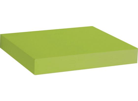 Nástenná Polica Simple - zelená, Moderný, umelá hmota/drevený materiál (23,5/3,8/23,5cm) Nástenná Polica Simple - zelená, Moderný, umelá hmota/drevený materiál (23,5/3,8/23,5cm)