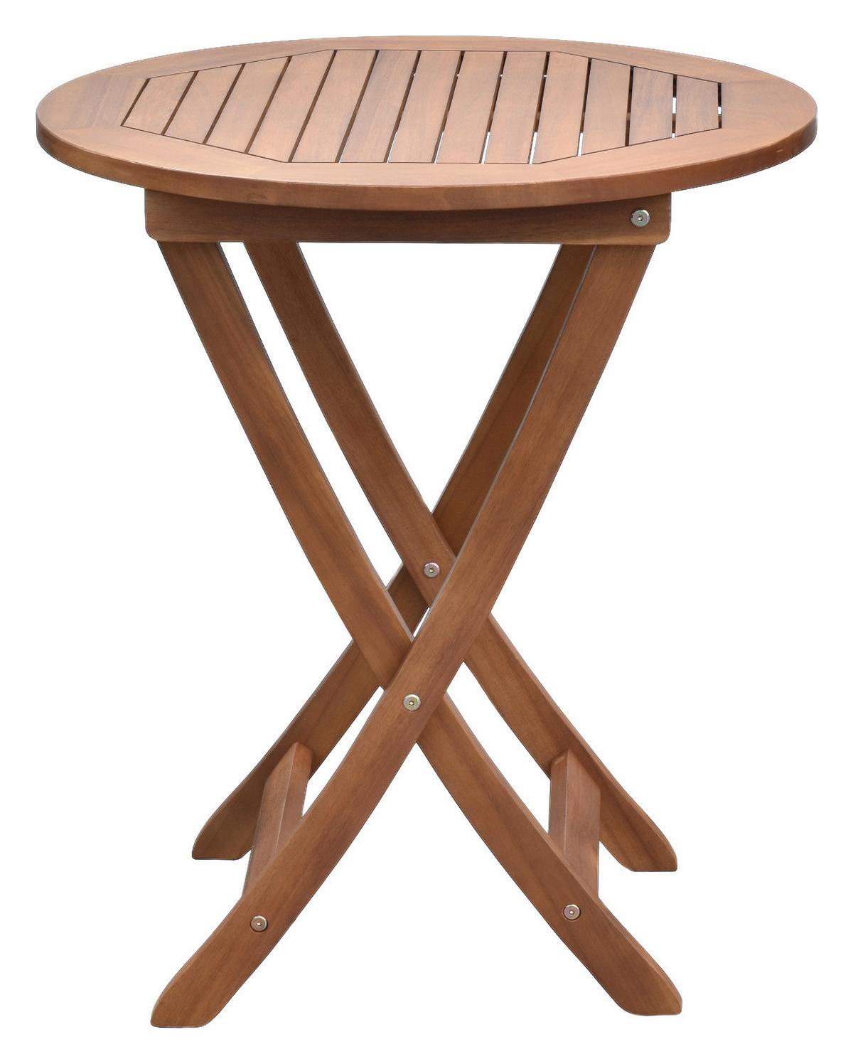 Gartenmöbel Set 3-tlg Castilla Aus Akazienholz/kunststoff - Naturfarben, MODERN, Holz/Kunststoff - Gardenson