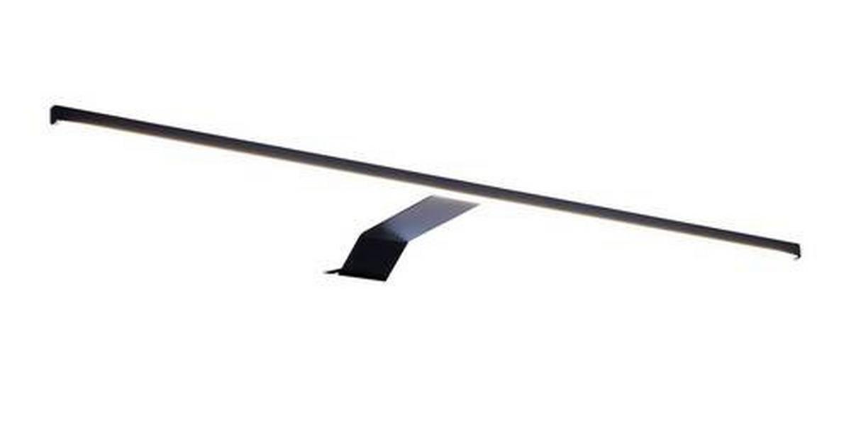 Aufbauleuchte Slimline - Schwarz, MODERN, Kunststoff (60cm)
