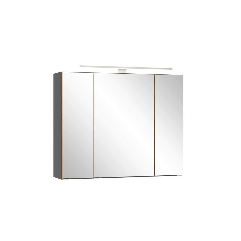 SPIEGELSCHRANK Verona Grau B: 80cm