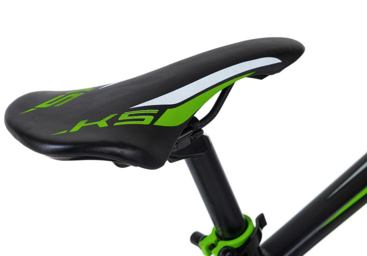 Mountainbike Hardtrail 27,5 Zoll Morzine 21 Gänge - Schwarz/Grün, Basics, Metall (139/76/21cm) - KS Cycling