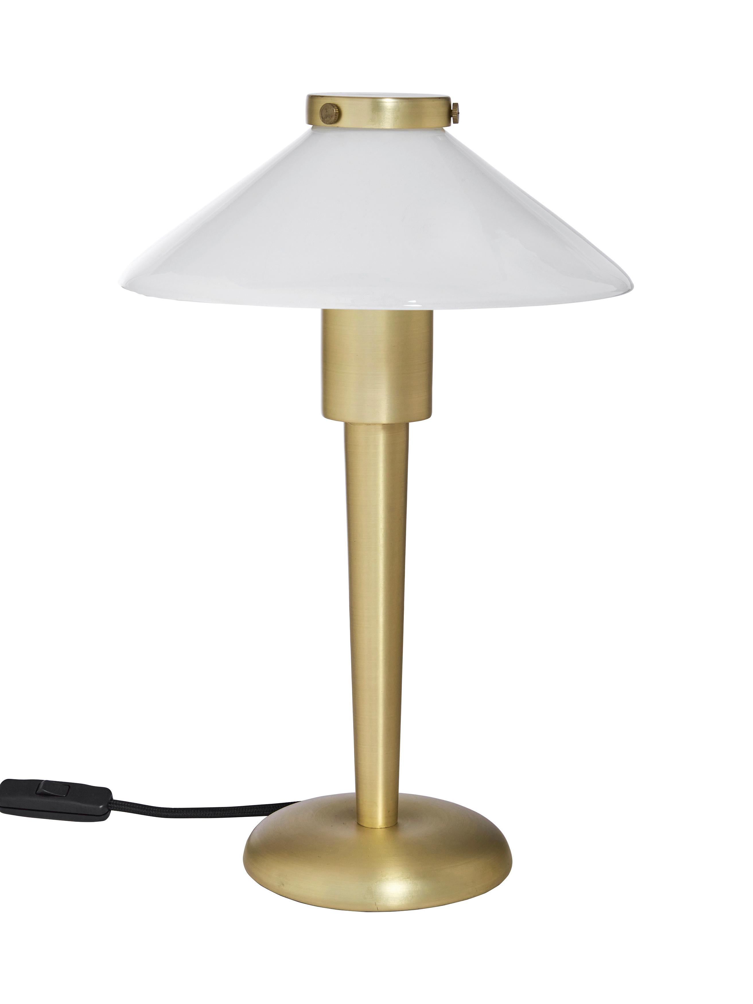 Tischleuchte 3163410 August - Goldfarben, KONVENTIONELL, Metall (25/25/34cm)