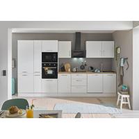 Küchenblock Turin Weiß/eiche Dekor B: 370 Cm - Weiß/Eiche Artisan, Basics, Holzwerkstoff (370cm) - MID.YOU