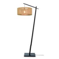 Stehleuchte Iguazu/F/Ad/B/5022/N - Schwarz/Naturfarben, Trend (50/165/207cm) - Good & Mojo