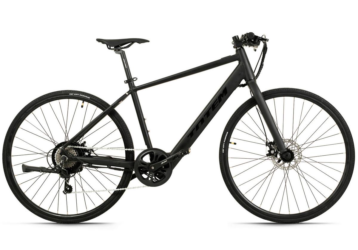 Elektrofahrrad Totem Urban Schwarz - Schwarz, Basics, Metall (180/70/100cm)