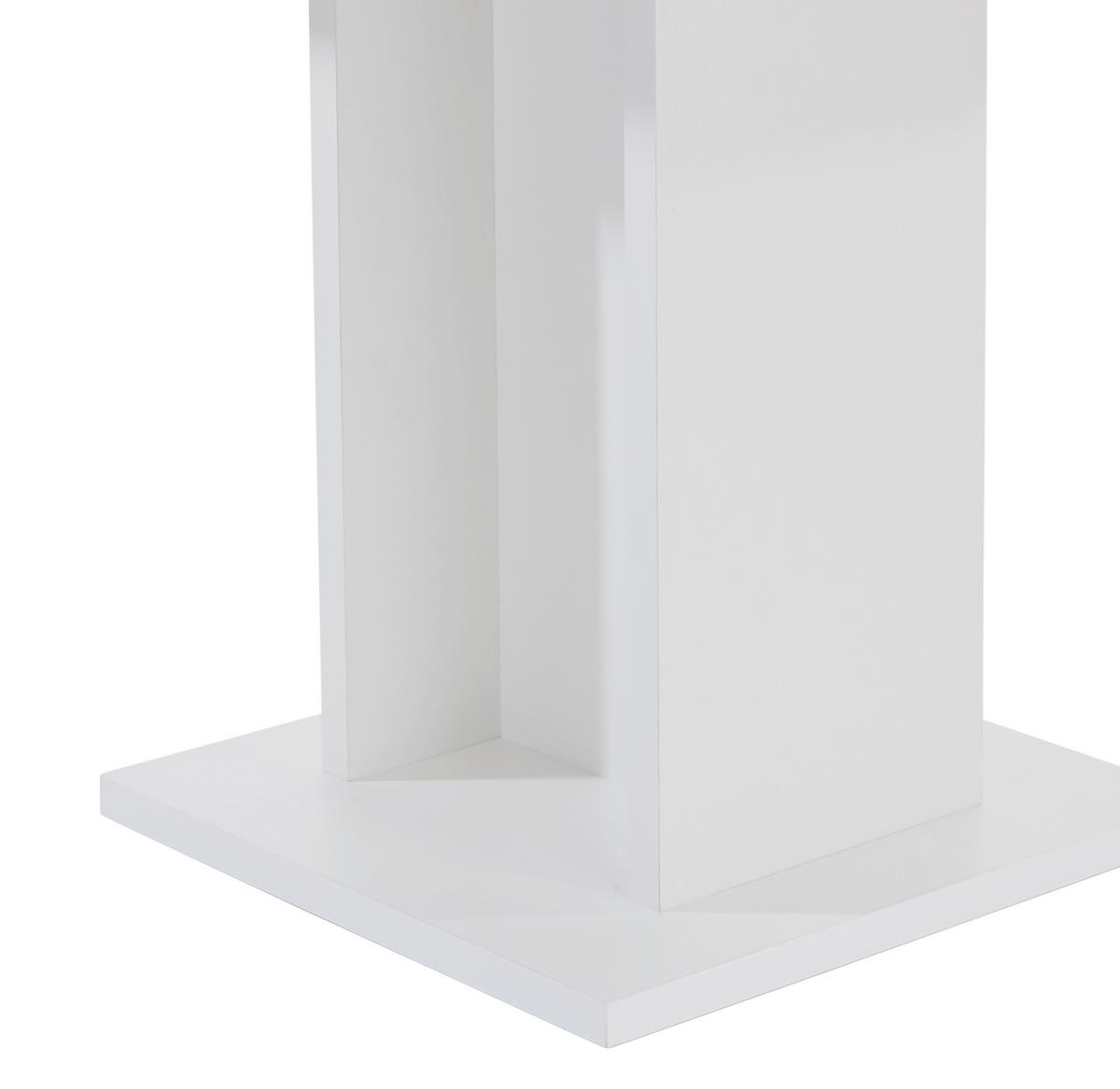 Étkezőasztal Sigmund - fehér, Konventionell, faalapú anyag (79,5/74/79,5cm)