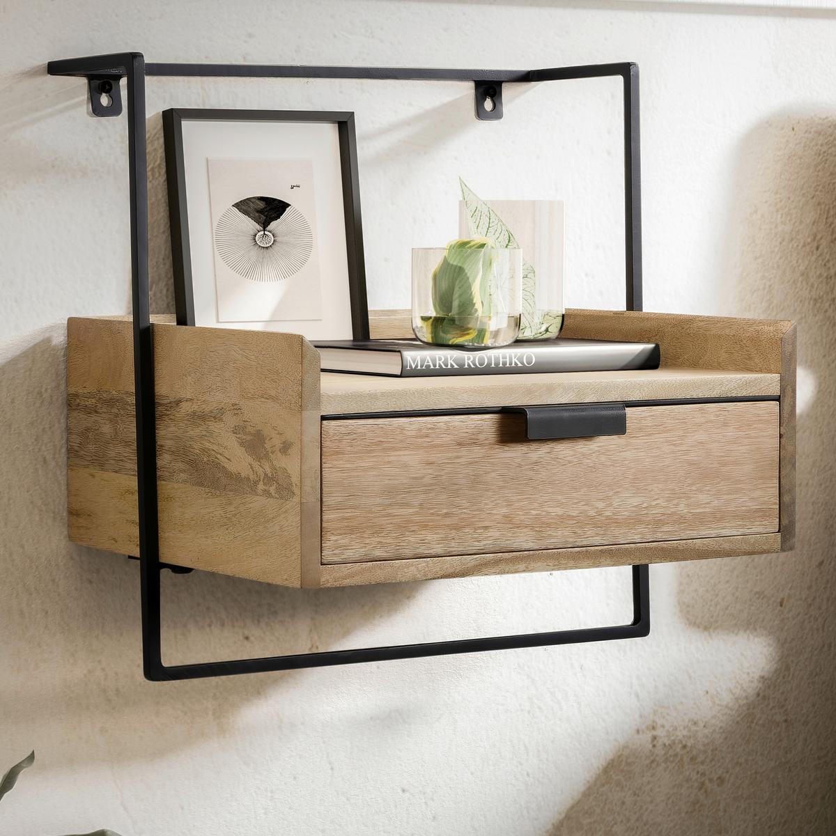 Nachttisch Hellbraun B: 44 Cm - Hellbraun, Design, Holz (44/45/35cm) - MID.YOU