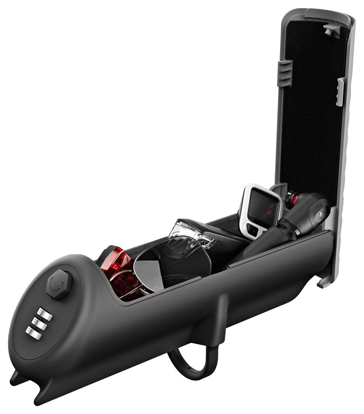 Fahrradbox mit Halterung Beemybox Basic Grau - Basics (26,9/8,9/10cm) - TV - Unser Original