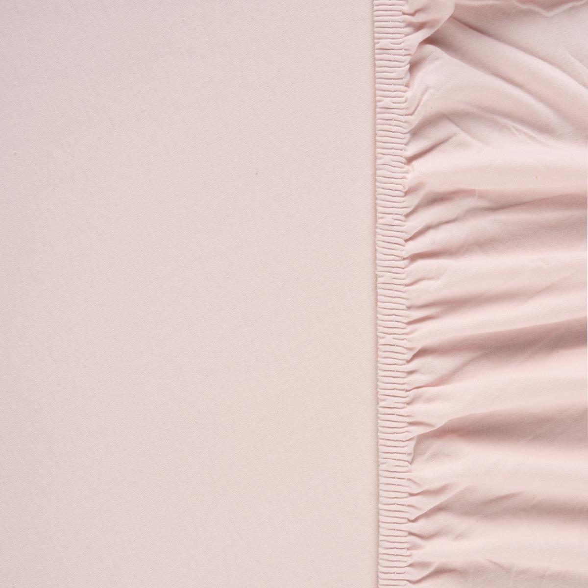 Napínacia plachta Basic, 140-160/200/28cm - svetloružová, Modern, textil (140/200cm) - Modern Living