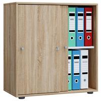 Aktenschrank Lona L Eiche Dekor B 70 Cm - Sonoma Eiche, Basics, Holzwerkstoff (70/74/37cm) - MID.YOU