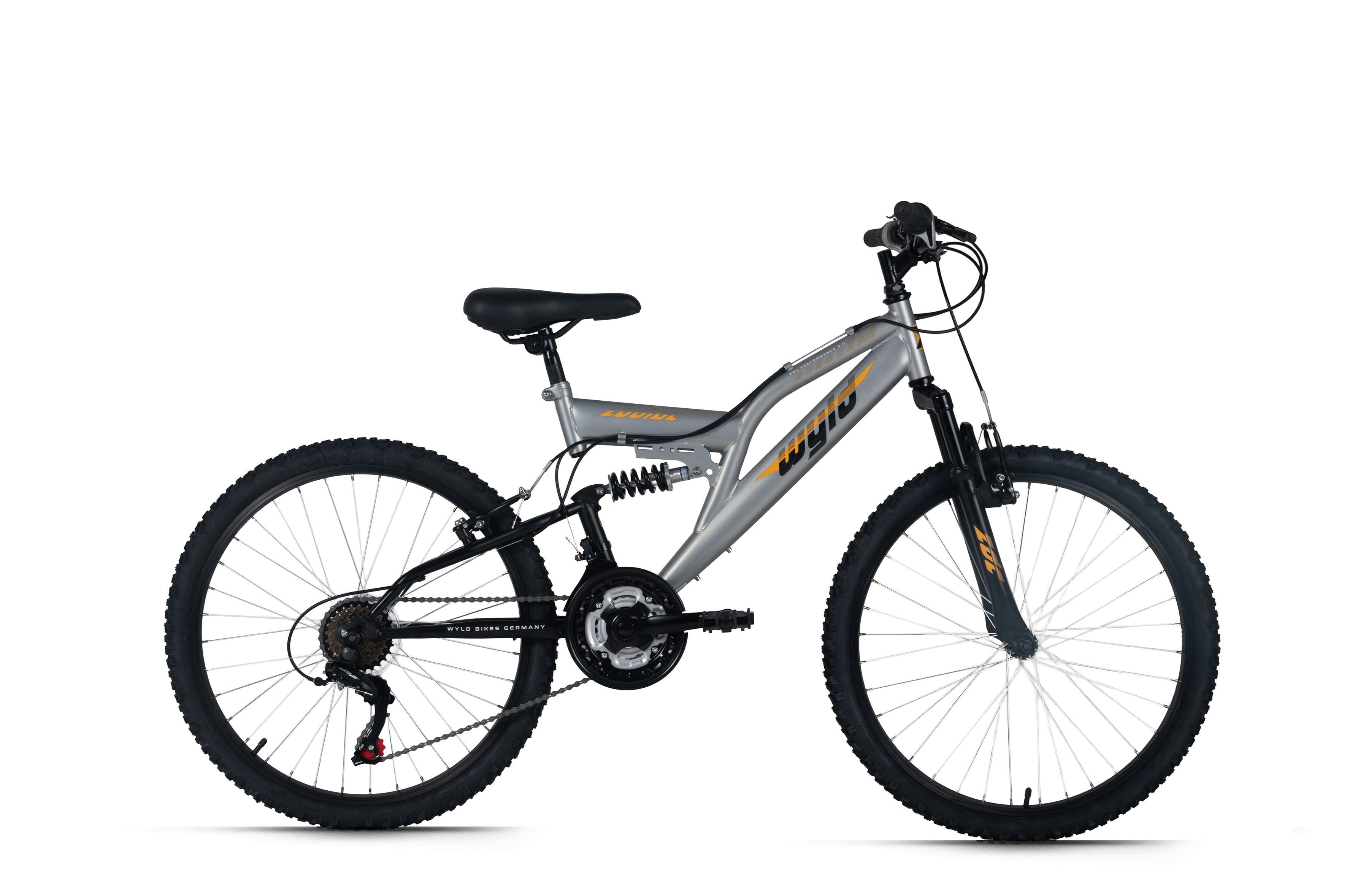 WYLD Kinder Moutainbike Fully grau - Grau, MODERN, Metall (25cm)